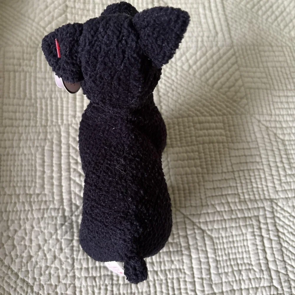Vtg TY Beanie Baby Scottie The Terrier Black Dog 1996 PVC Pellets 4102 NWT